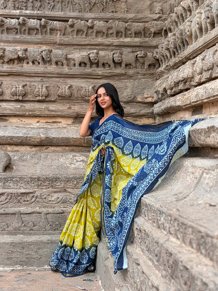 Cotton MulMul Saree with Zari Border