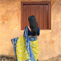 Cotton MulMul Saree with Zari Border