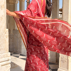 Cotton MulMul Saree with Zari Border