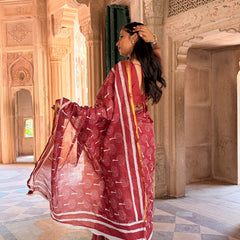 Cotton MulMul Saree with Zari Border