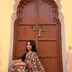 Cotton MulMul Saree with Zari Border